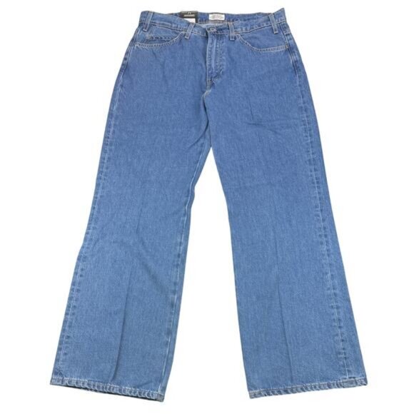 NWT LEVI'S Premium Sta-prest Flare Wide Leg Men's Jeans Size 32 x 32 - Picture 3 of 9